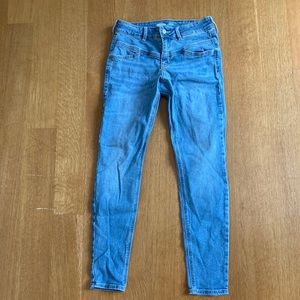 Old Navy mid-rise rockstar super skinny jeans